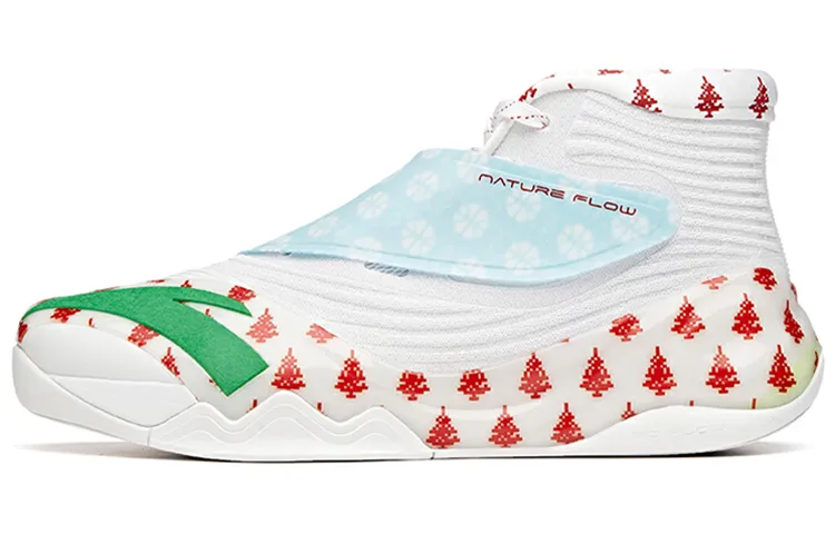ANTA Thompson KT6 Series "Christmas" White-red-green Combat Basketball Shoes