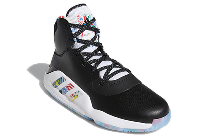Мужские кроссовки adidas Pro Bounce Madness 2019 (черно-белые) — фото 3