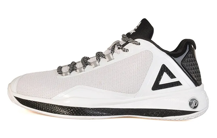 PEAK Parker IV Mid top Performance Basketball Shoes Men's White
