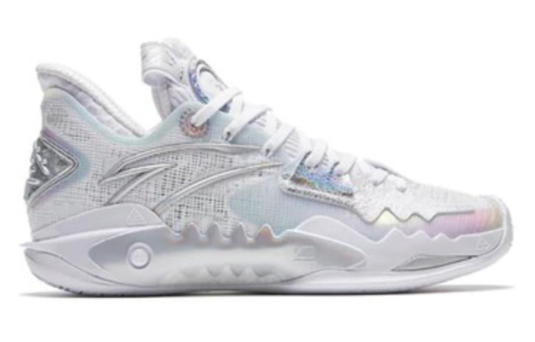Anta Shock Wave 5 Heritage Low top Slip Resistant Abrasion Resistant Basketball Shoes Women’s Gray Silver
