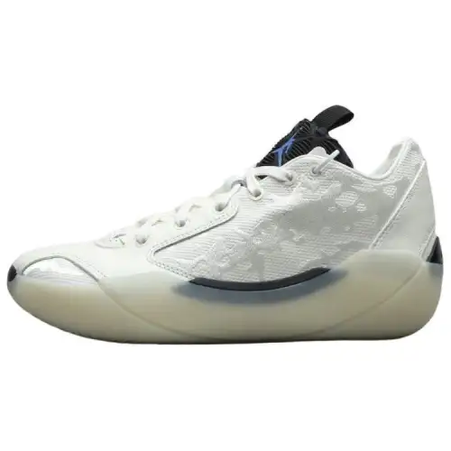 Jordan Air Jordan 39 Slip Resistant Abrasion Resistant Low top Basketball Shoes Men's White Black