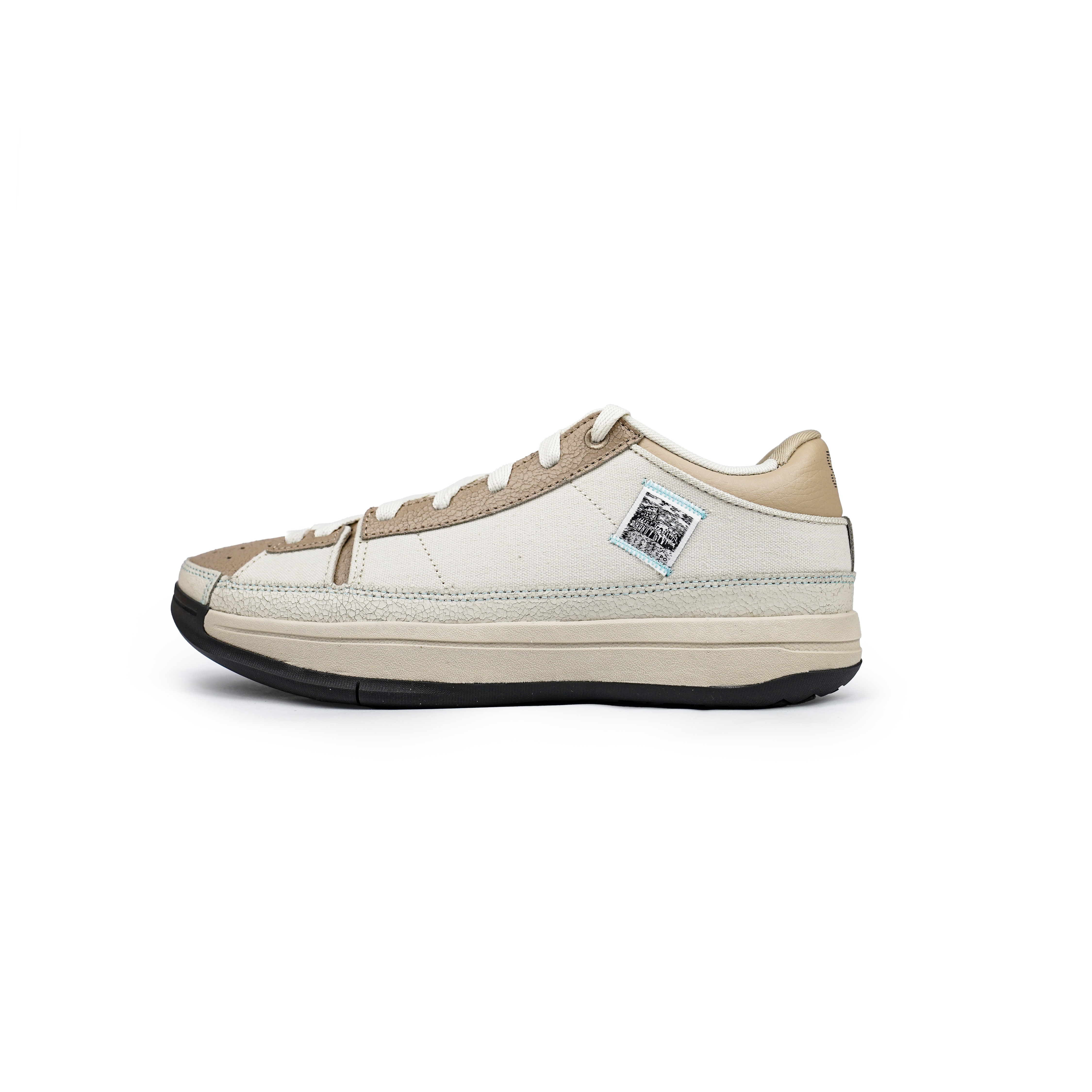 Serious Player Only Cushioning Slip Resistant Abrasion Resistant Low top Basketball Shoes Unisex Beige Brown