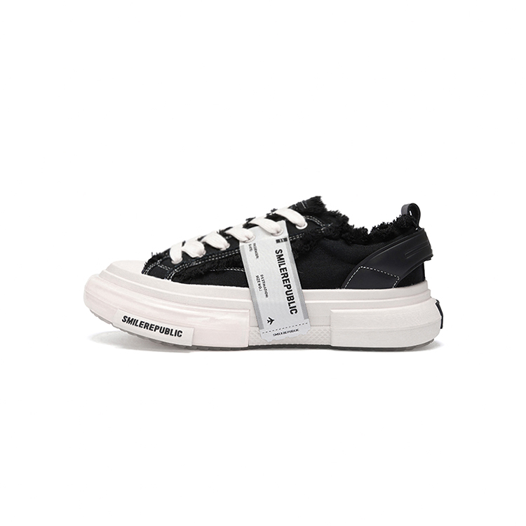 SMILEREPUBLIC INCEPTION 70S LOWS.SP Low top Canvas Shoes Unisex Black