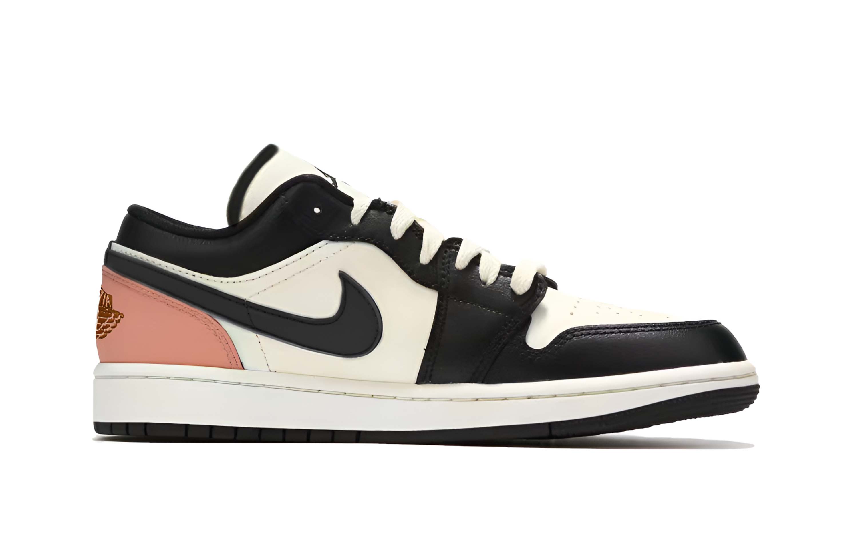 Jordan Air Jordan 1 Cushioning Low top Vintage Basketball Shoes Men’s Black
