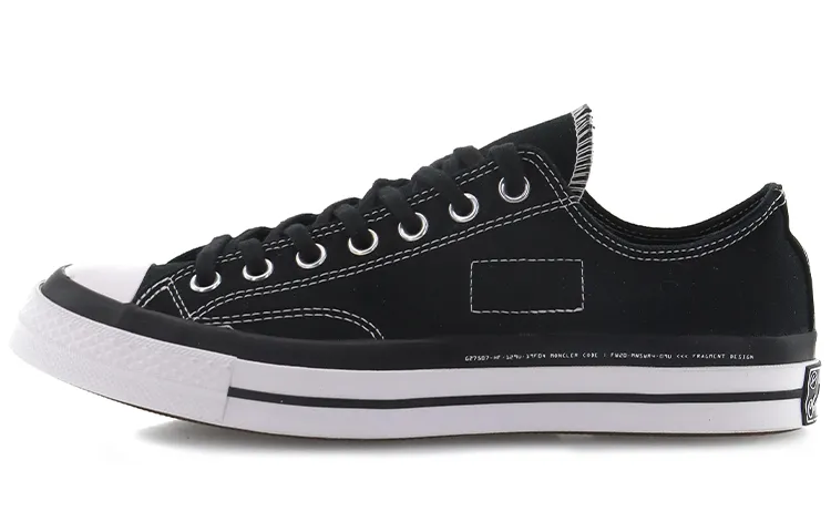 Chuck 70 Fragment Design x Moncler x Chuck 70 Converse Low 'Black'