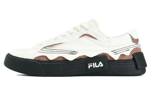 FILA FUSION Pop Skate Shoes 'White Black' Women's