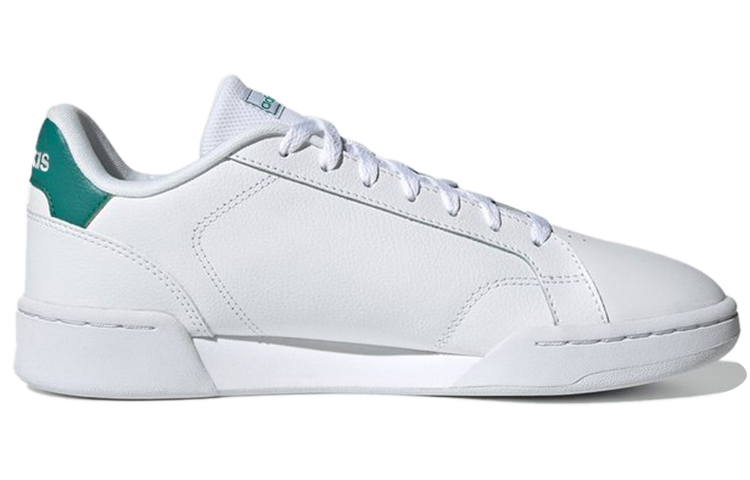 Мужские кеды adidas neo Roguera (бело-зеленые) — Белый / зелёный — фото 2