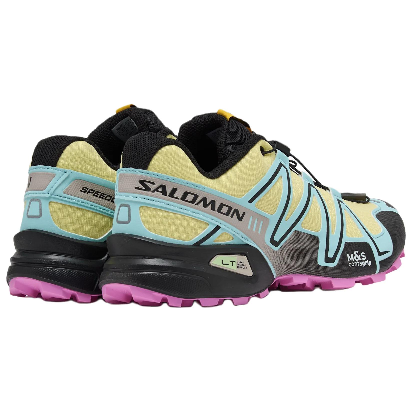 SALOMON Speedcross 3 Low top Hiking Shoes Men's Yellow Blue