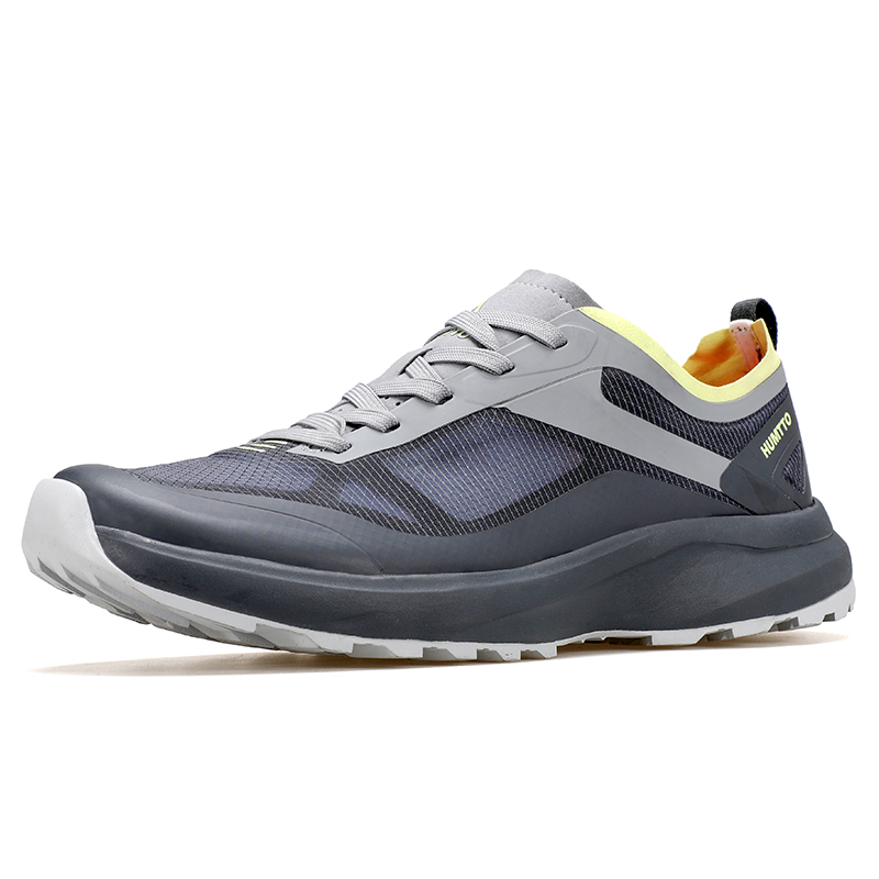 HUMTTO Slip Resistant, Abrasion Resistant, Breathable, Impact Resistant, Lightweight Low top Hiking Shoes Men’s Gray
