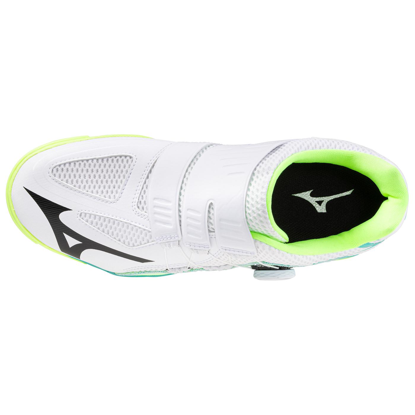 Mizuno Slip Resistant Abrasion Resistant Low top Training Shoes Men’s White Green