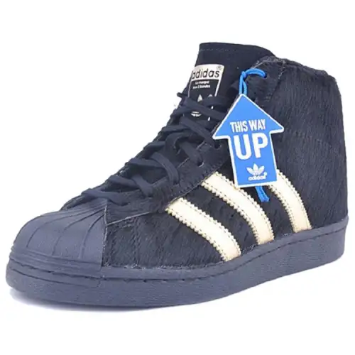 Adidas Originals SUPERSTAR High top Skateboard Shoes Women's Blue
