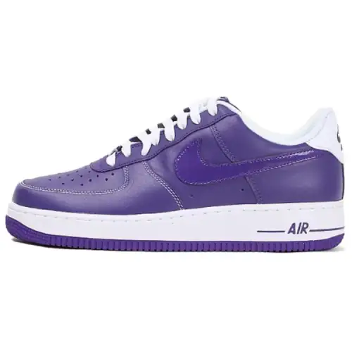 Nike Air Force 1 Comfortable And Lightweight Slip Resistant Abrasion Resistant Low top Skateboard Shoes Men's Purple