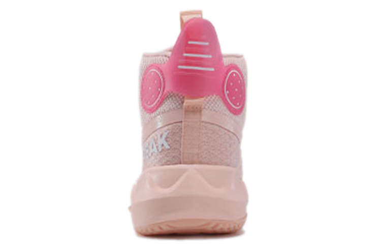 PEAK Fengji Basketball Shoes Men’s High Top Toffee Pink