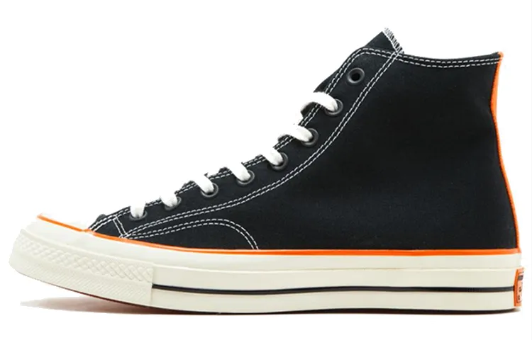 Converse x Vince Staples Chuck Taylor All Star 70s Hi Black Abrasion Resistant High top Canvas Shoes Unisex Black