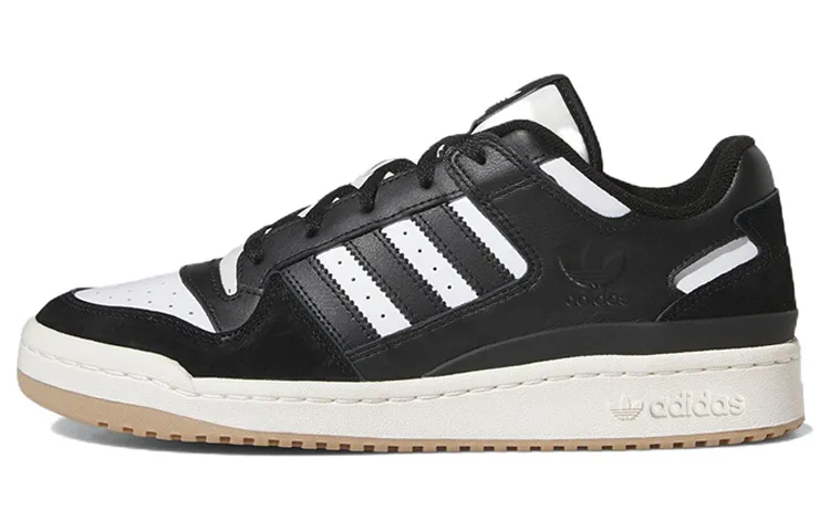 Adidas Originals FORUM Low Leather, Suede Low top Skateboard Shoes Men's Black White