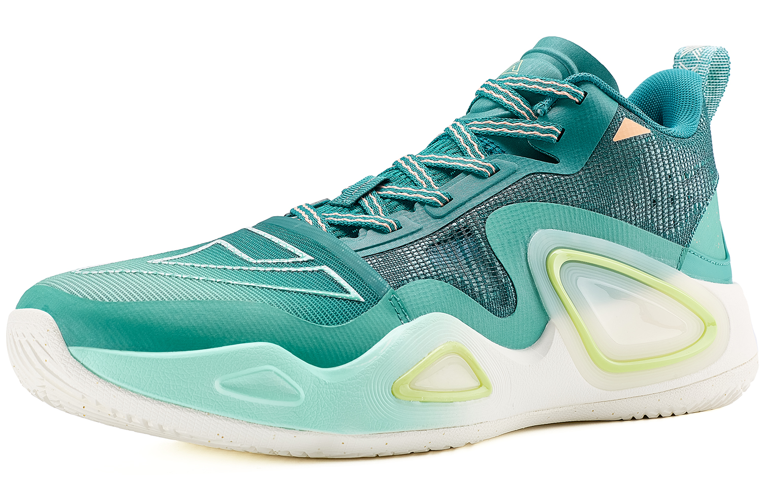 PEAK State Extreme Triangle 2.0 Mid top Basketball Shoes Men’s Agate Green