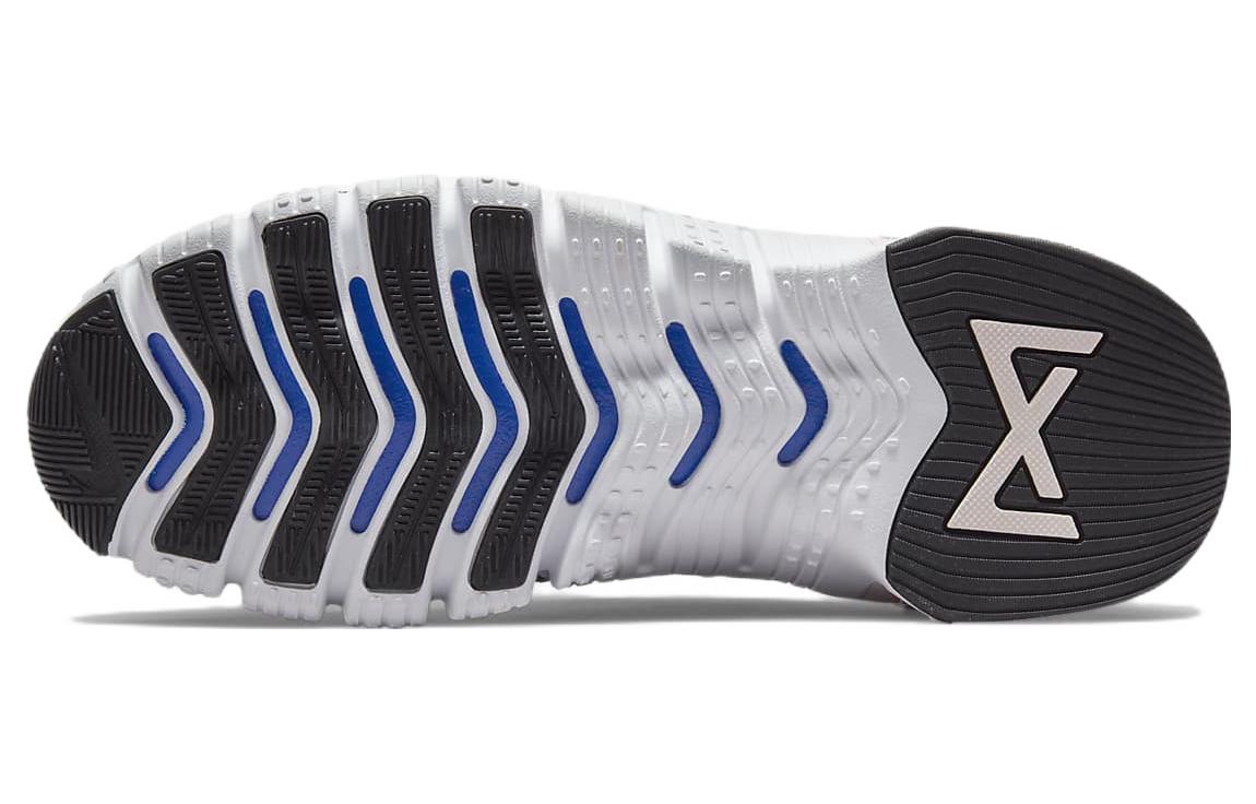 Женские кроссовки Nike Free Metcon 4 (белый / розовый / синий / черный) — Белый / розовый / синий / чёрный — фото 6