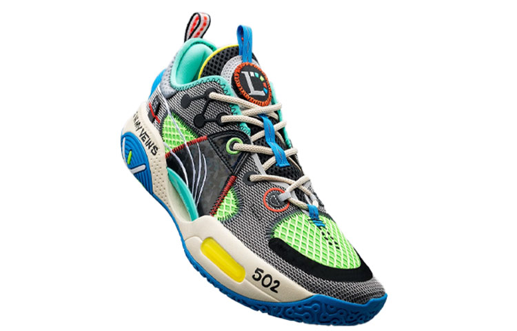 Li Ning All City 9 V1.5 Abrasion Resistant Slip Resistant Low top Performance Basketball Shoes Men’s Gray Black