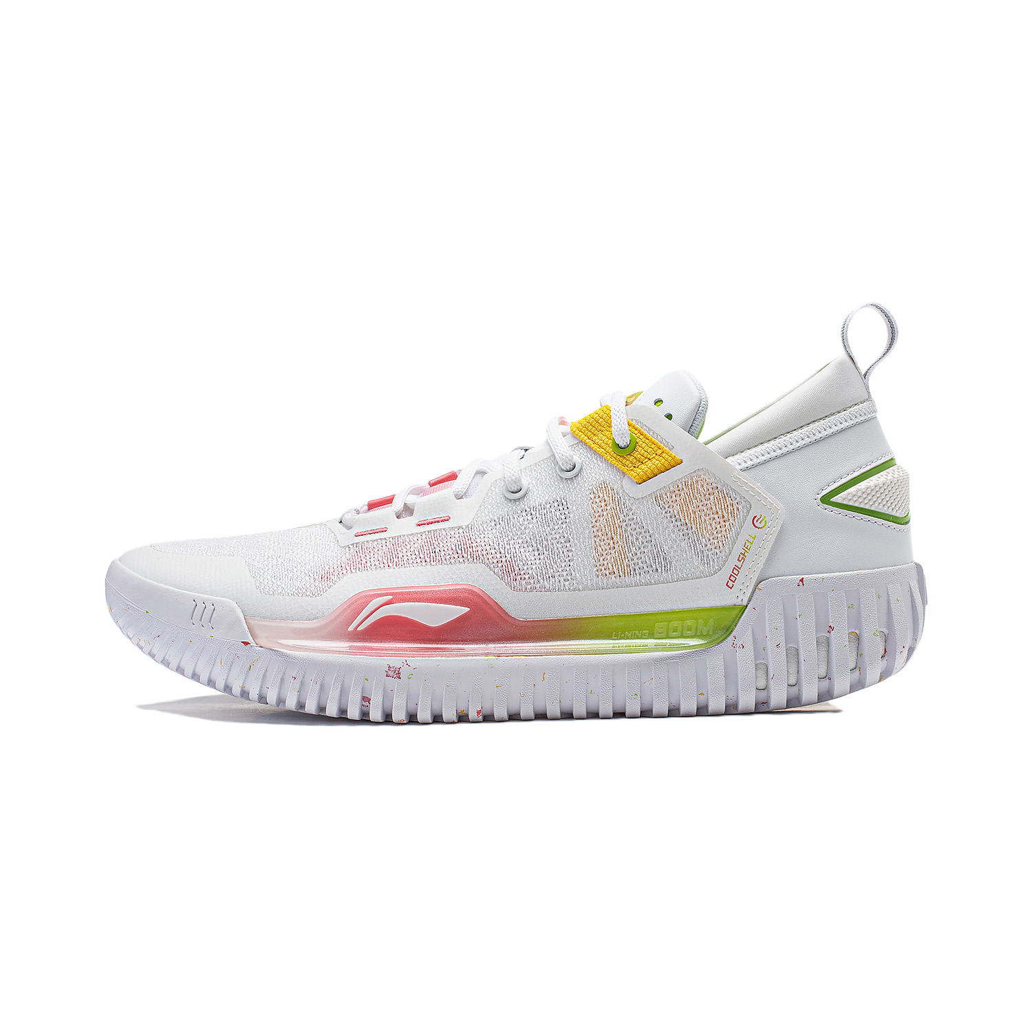 Li Ning BadFive 3 Low Slip Resistant And Breathable Support Low top Basketball Shoes Men’s Standard White