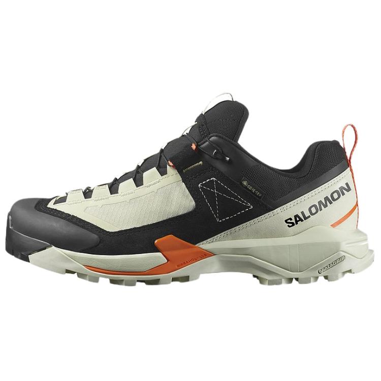 SALOMON Slip Resistant Abrasion Resistant Slip Resistant Abrasion Resistant Low top Hiking Shoes Unisex Black Green