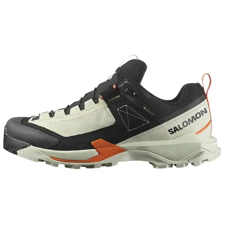 SALOMON Slip Resistant Abrasion Resistant Slip Resistant Abrasion Resistant Low top Hiking Shoes Unisex Black Green