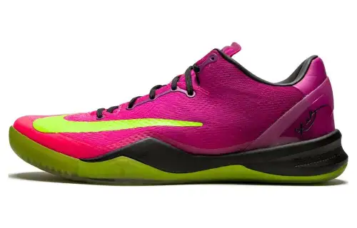 Nike Kobe 8 Mambacurial round head lace, non-slip lightweight, low top basketball shoes, men's pink