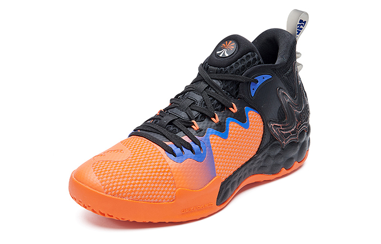 361° LAVA Abrasion Resistant Mid top Performance Basketball Shoes Men’s Black Yellow