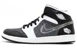 Jordan Air Jordan 1 Vintage Basketball Shoes Men's Mid Top Black/White