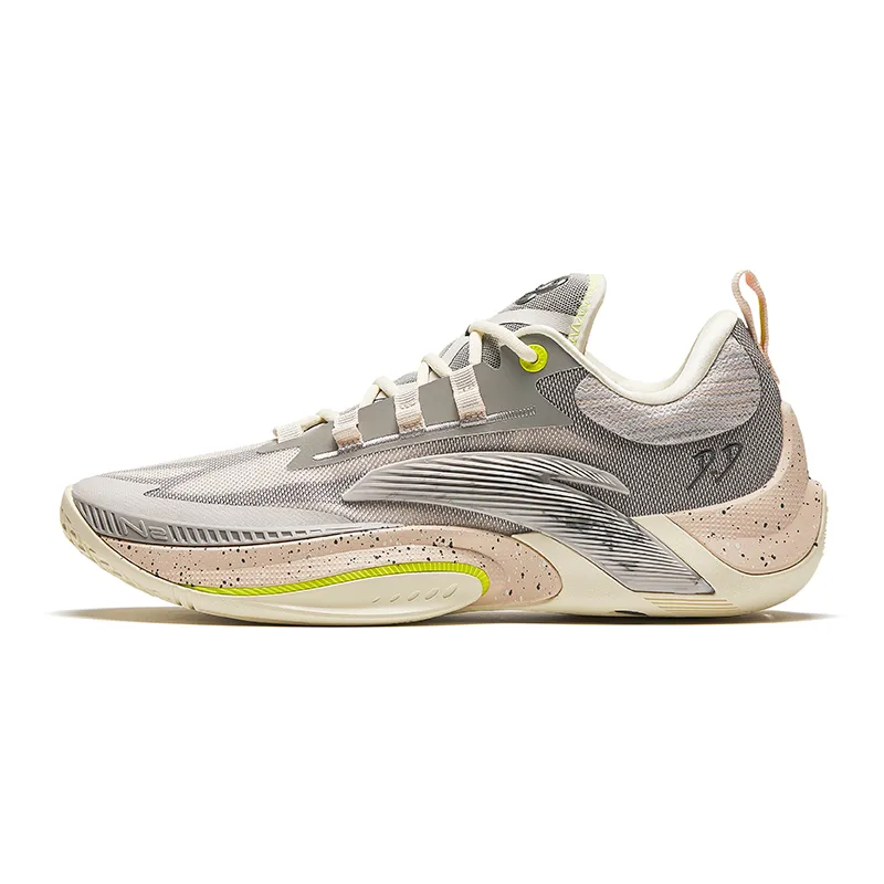 ANTA Zap 1 Basketball Shoes Men's Low Top Gray White