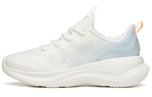 ANTA Training Shoes Women's Low Top Ivory White/Mirage Blue