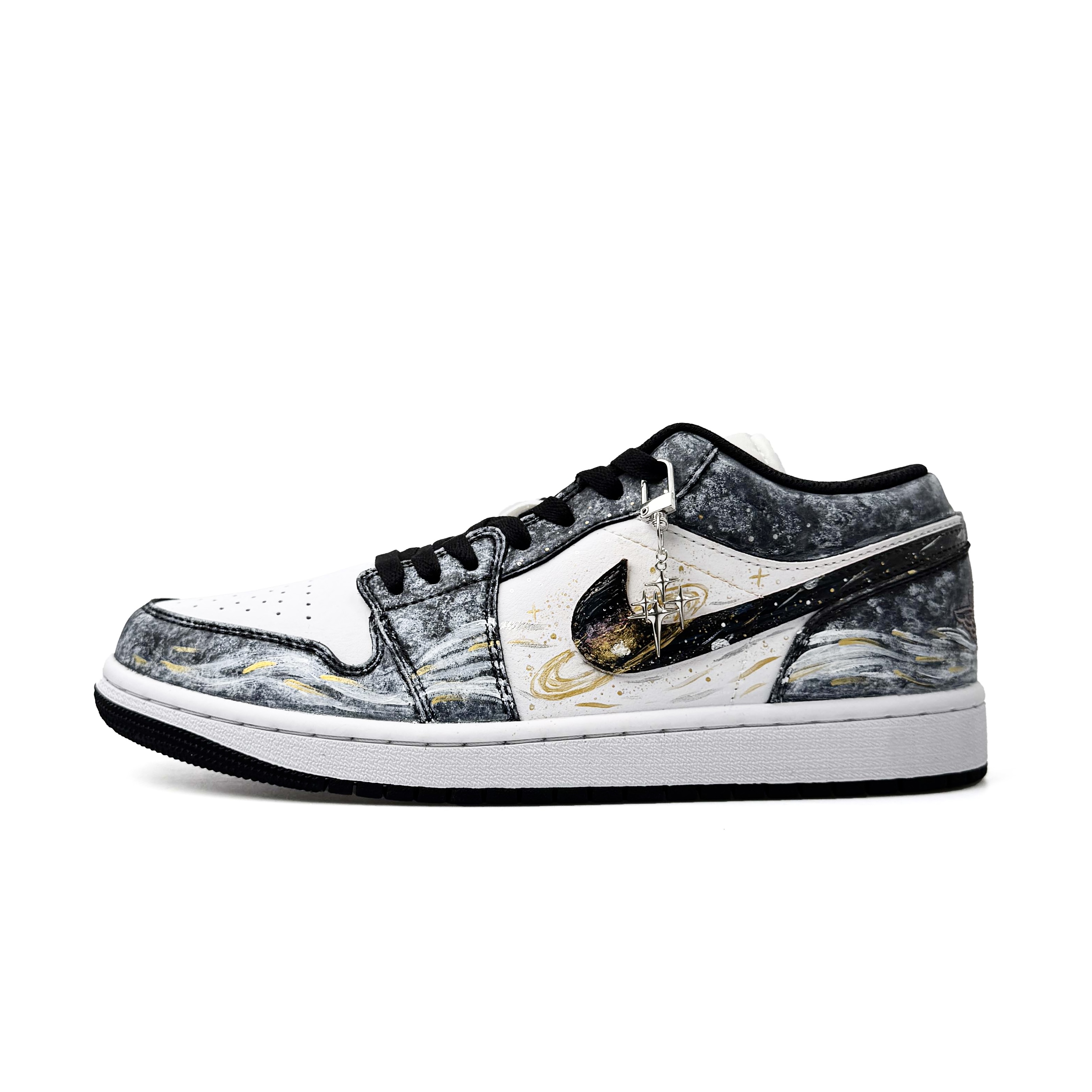 Jordan Air Jordan 1 Shopping Bag, Starry Sea Wander, Spring Summer Ambient, Preppy Style Low top
