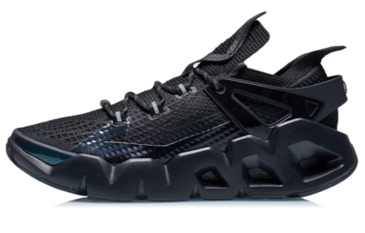 Li Ning Essence 2.3 Delta Cushioning Breathable Low top Vintage Basketball Shoes Women’s Black