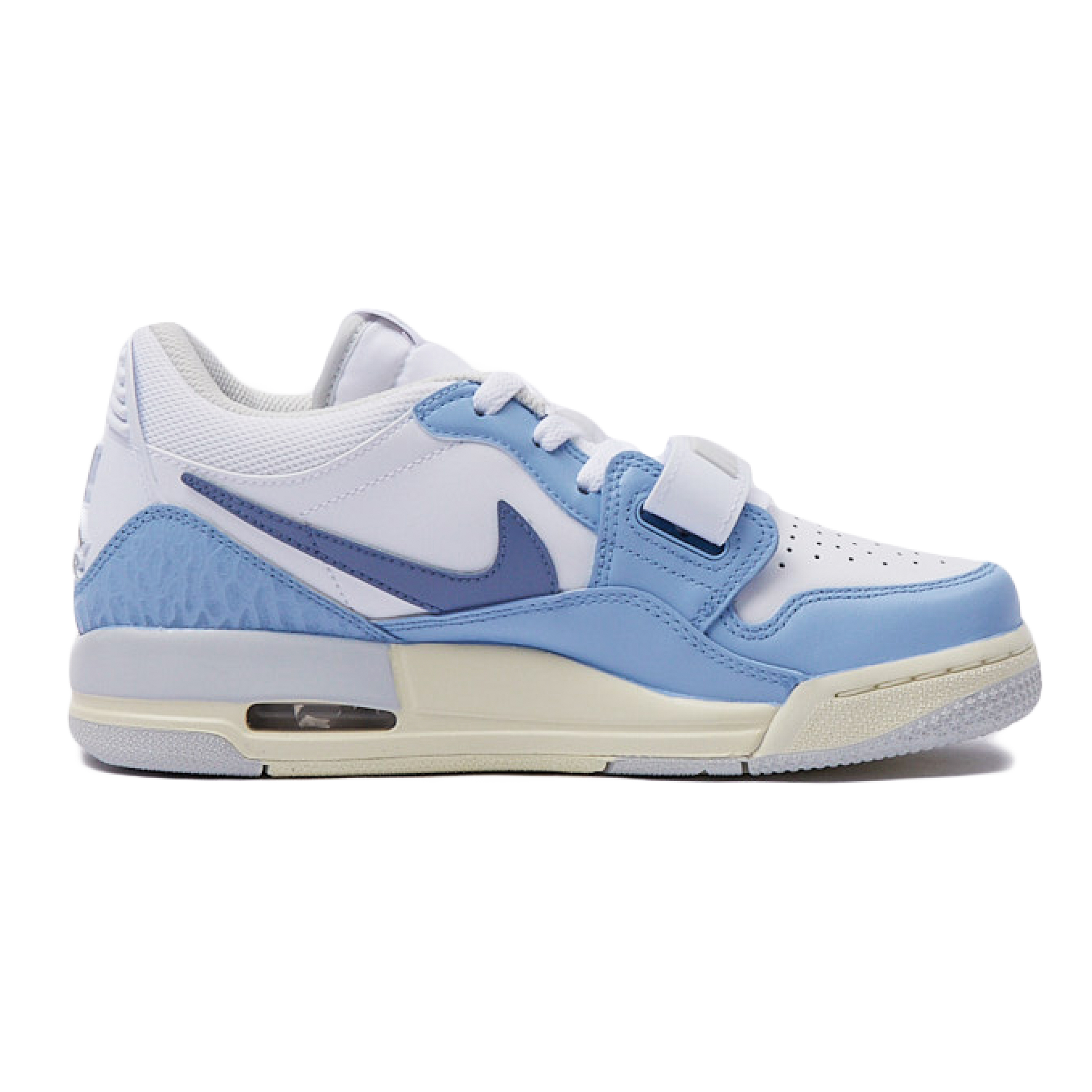 Jordan Legacy 312 Cushioning Slip Resistant Cushioning Slip Resistant Low top Vintage Basketball Shoes GS Blue White