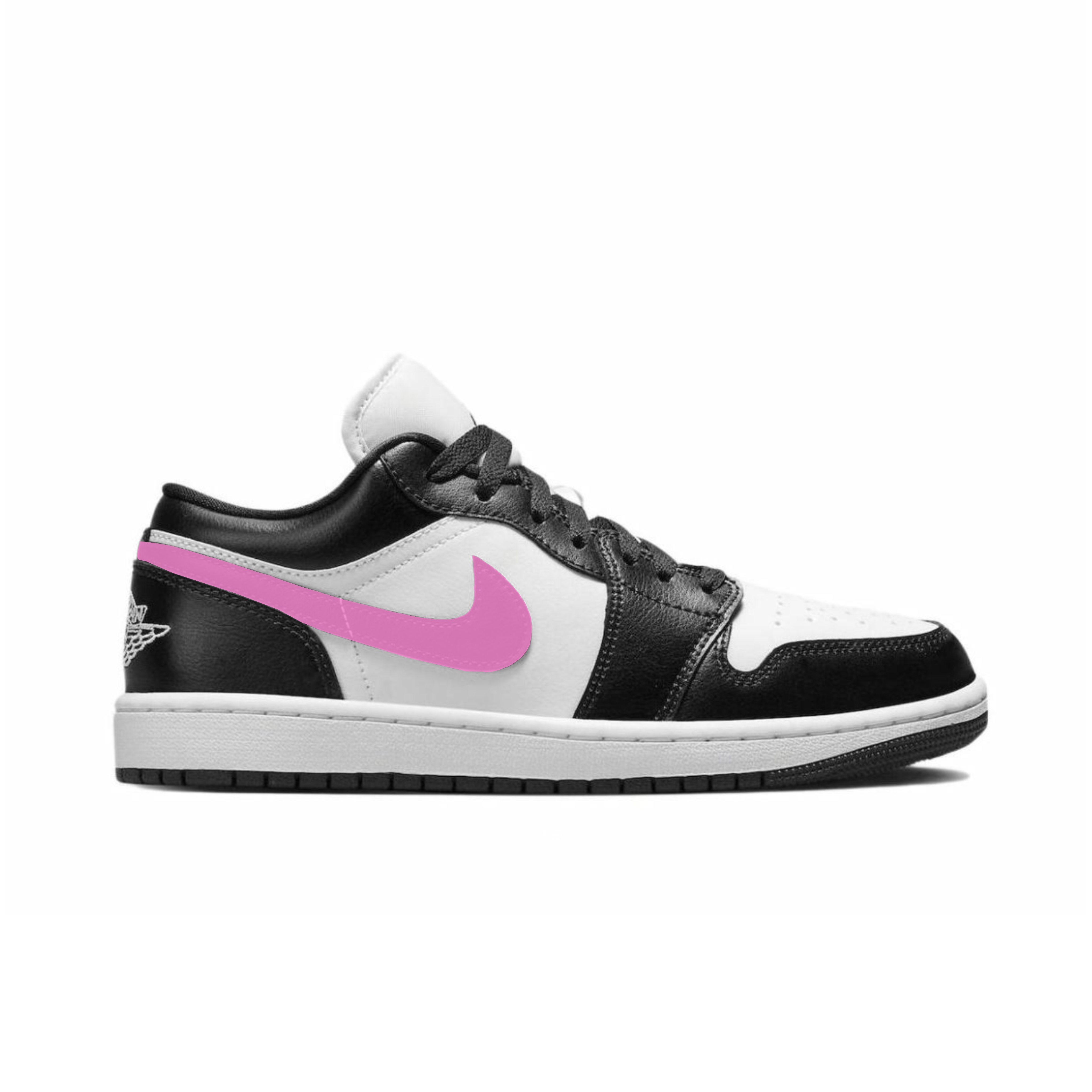 Jordan Air Jordan 1 Cushioning Slip Resistant Low top Vintage Basketball Shoes Women’s Rose Red
