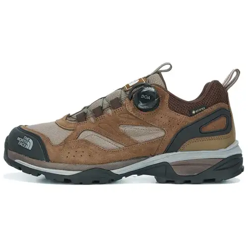 THE NORTH FACE Slip Resistant Abrasion Resistant Low top Mountaineering Shoes Men's Brown