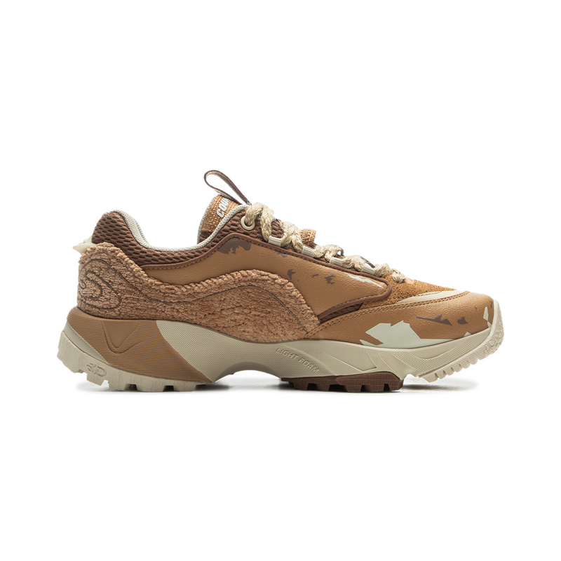 Li Ning Outdoor CF Tracing, Wild Xingshan V2 Slip Resistant Abrasion Resistant Grip Low top Hiking Shoes Unisex