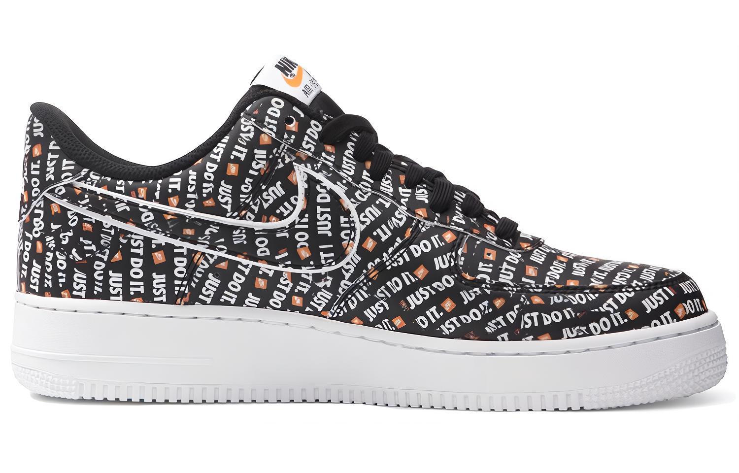 Кеды Nike Air Force 1 07 LV8 JDI (черные) — Чёрный — фото 2
