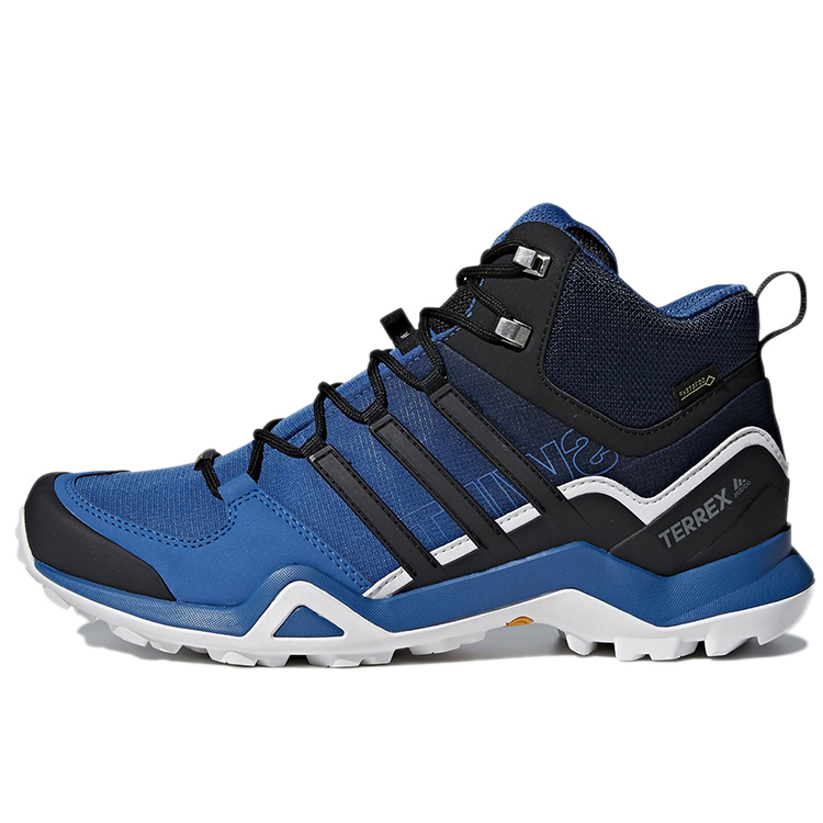 Adidas Terrex Swift Mountaineering & Hiking Shoes Men's Mid Top Blue/Black