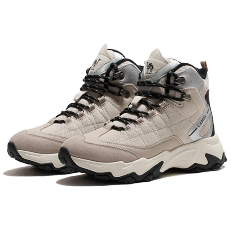 CAMEL Cushioning Slip Resistant Abrasion Resistant High top Mountaineering Shoes Women’s