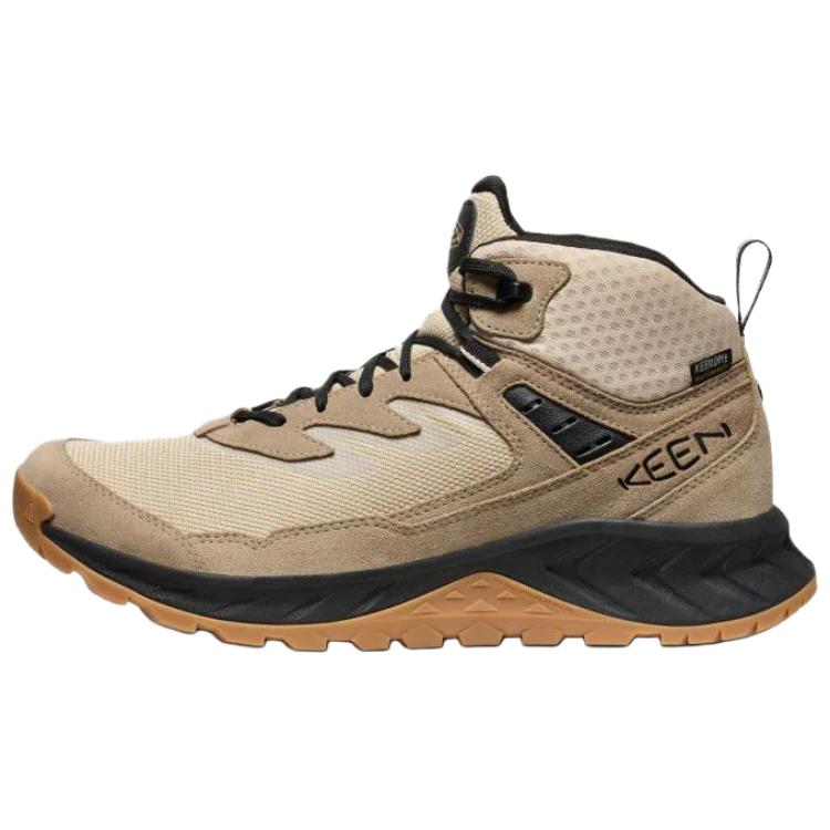 Keen HIGHTRAIL Abrasion Resistant Breathable Mid top Mountaineering Shoes Men’s Brown