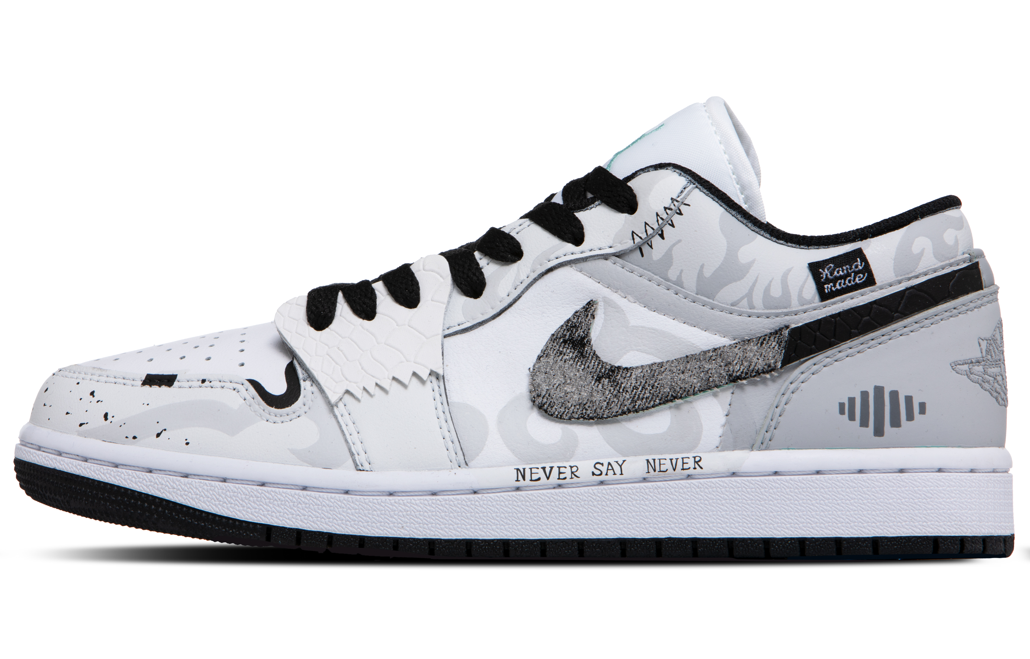 Jordan Air Jordan 1 LOW Seiya Star Between Abrasion Resistant Breathable Low top Vintage Basketball Shoes Men’s