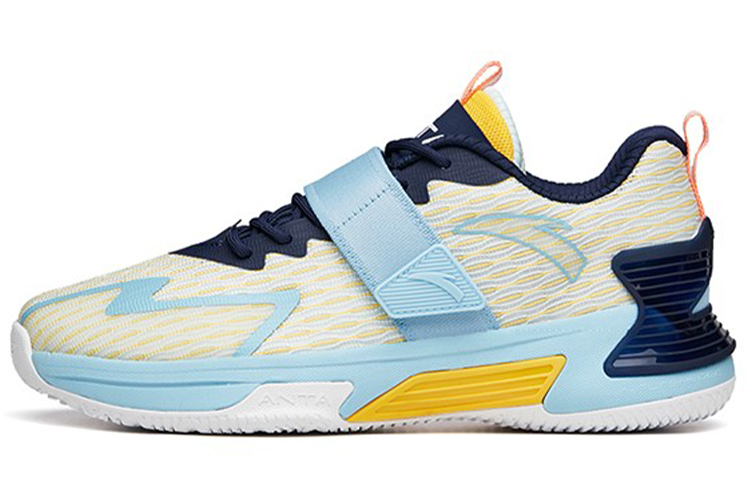 Anta Hengsao3 Textile, Synthetic Leather Cushioning Slip Resistant Abrasion Resistant Low top Basketball Shoes Men’s
