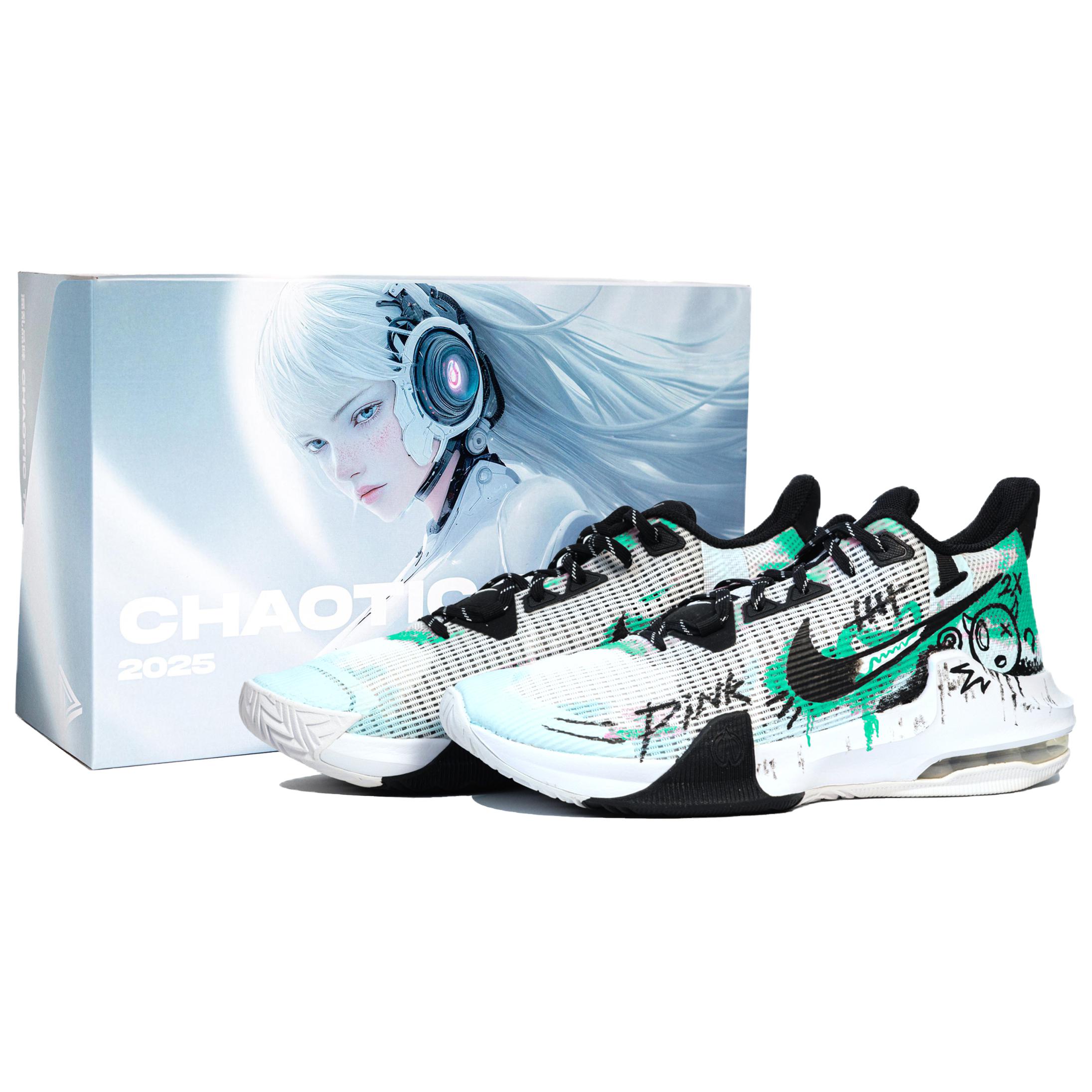 Nike Air Max Impact 3 Cushioning Low top Basketball Shoes Men’s Blue Green White