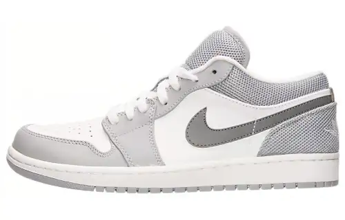 Jordan 1 Low White Cool Grey Wolf Grey