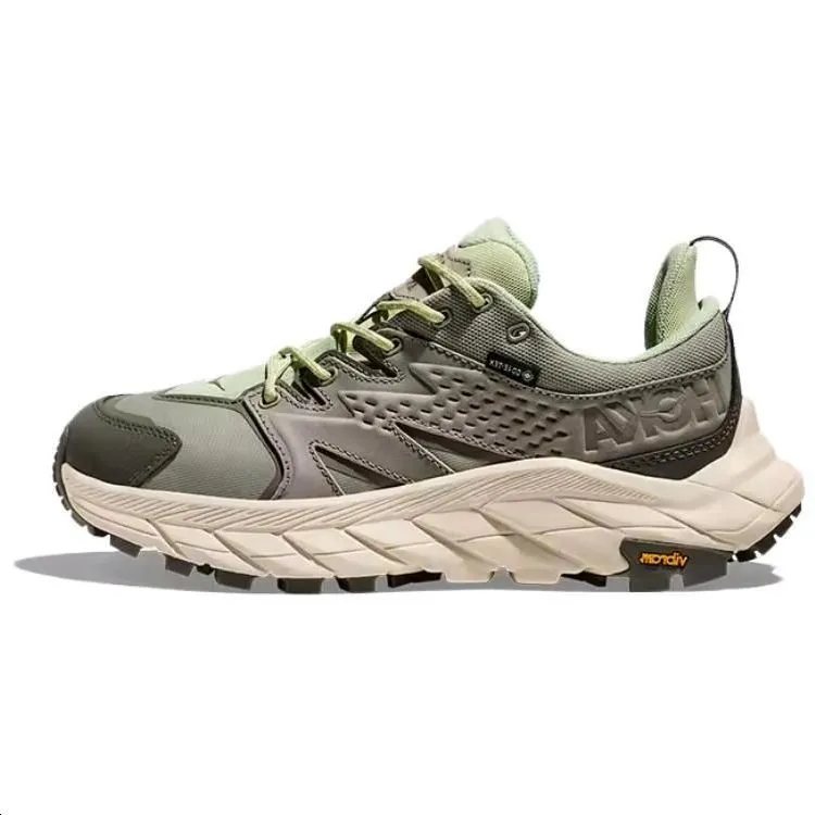 HOKA ONE ONE Anacapa Cushioning Slip Resistant Abrasion Resistant Low top Hiking Shoes Unisex Turquoise