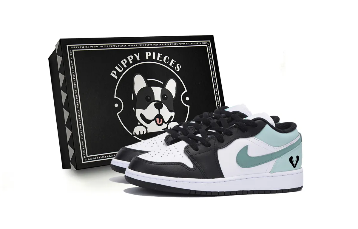 Jordan Air Jordan 1 Abrasion Resistant Low top Vintage Basketball Shoes Men's Black