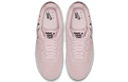 Кеды Nike Air Force 1 Have A Nike Day Smiley Face OG (розовые) — Розовый / белый — фото 4