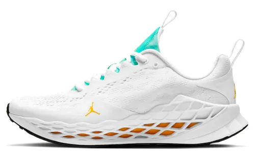 Jordan Training Shoes Men's Low Top White/Green/Orange
