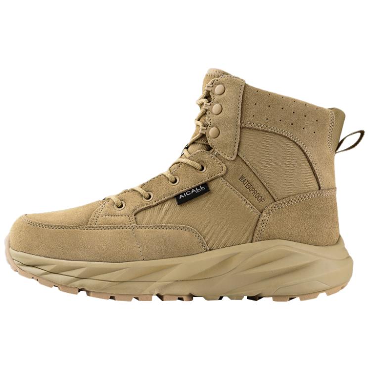 FFREE SOLDIER Cushioning Waterproof High top Mountaineering Shoes Men’s Sand