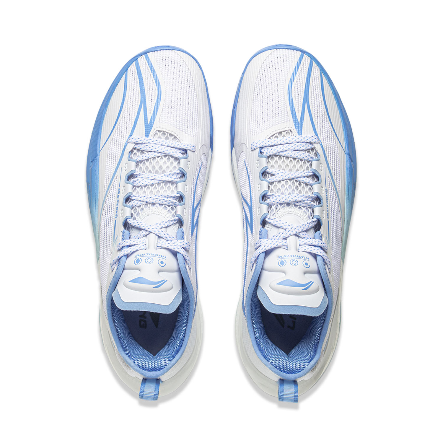 Li Ning Hurricane Cushioning Slip Resistant Abrasion Resistant Rebound Grip Low top Basketball Shoes Men’s